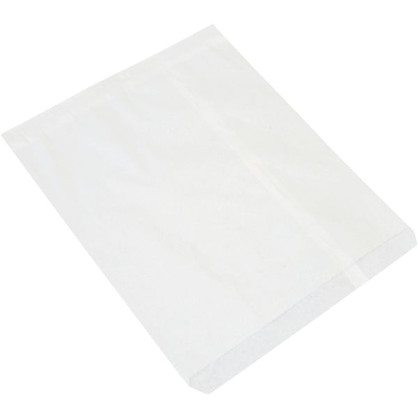 15 x 18" White Flat Merchandise Bags (BGM109W) Case Of 500