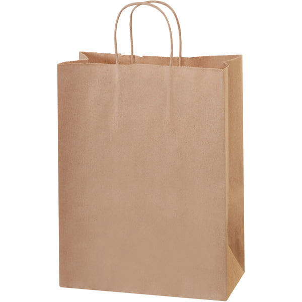 10 x 5 x 13" Kraft Paper Shopping Bags (BGS104K) Case Of 250