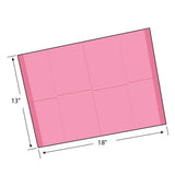 Adenna® Patient Bibs/Lap Cloths, 3-Ply, 18"x13", 125/Bag, 4 Bags/Case, Pink (HOSBIB744P) Case of 500