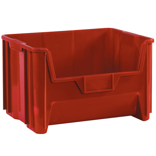 19 7/8 x 15 1/4 x 12 7/16" Red Giant Stackable Bins (BING111) Case Of 3