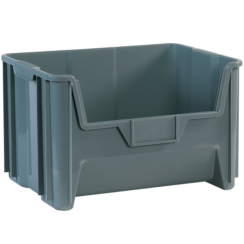 19 7/8 x 15 1/4 x 12 7/16" Gray Giant Stackable Bins (BING112) Case Of 3