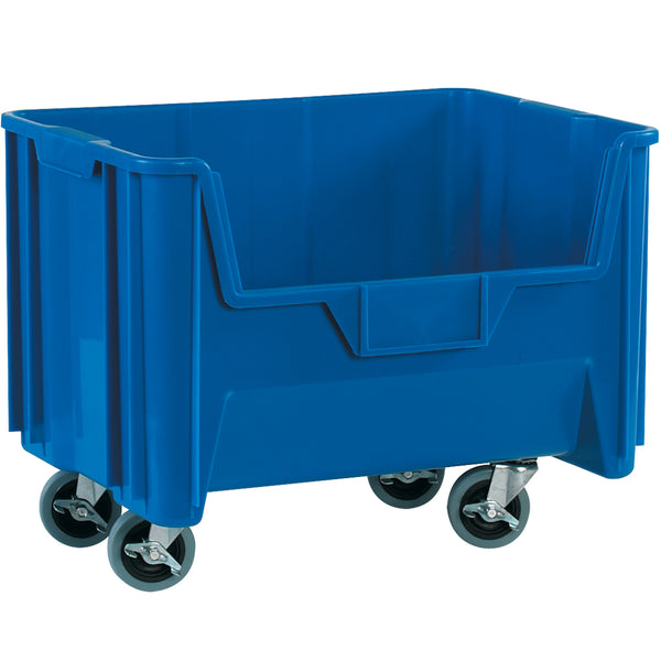 19 7/8 x 15 1/4 x 12 7/16" Blue Mobile Giant Stackable Bins (BING120) Case Of 3