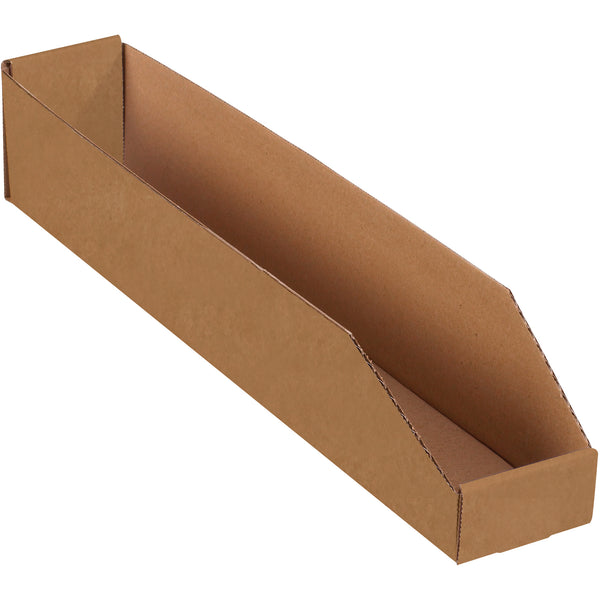 4 x 24 x 4 1/2" Kraft Bin Boxes (BINMT424K) Bundle Of 50
