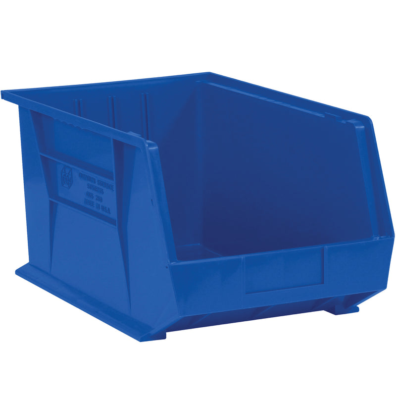 5 3/8 x 4 1/8 x 3" Blue Plastic Stack & Hang Bin Boxes (BINP0543B) Case Of 24