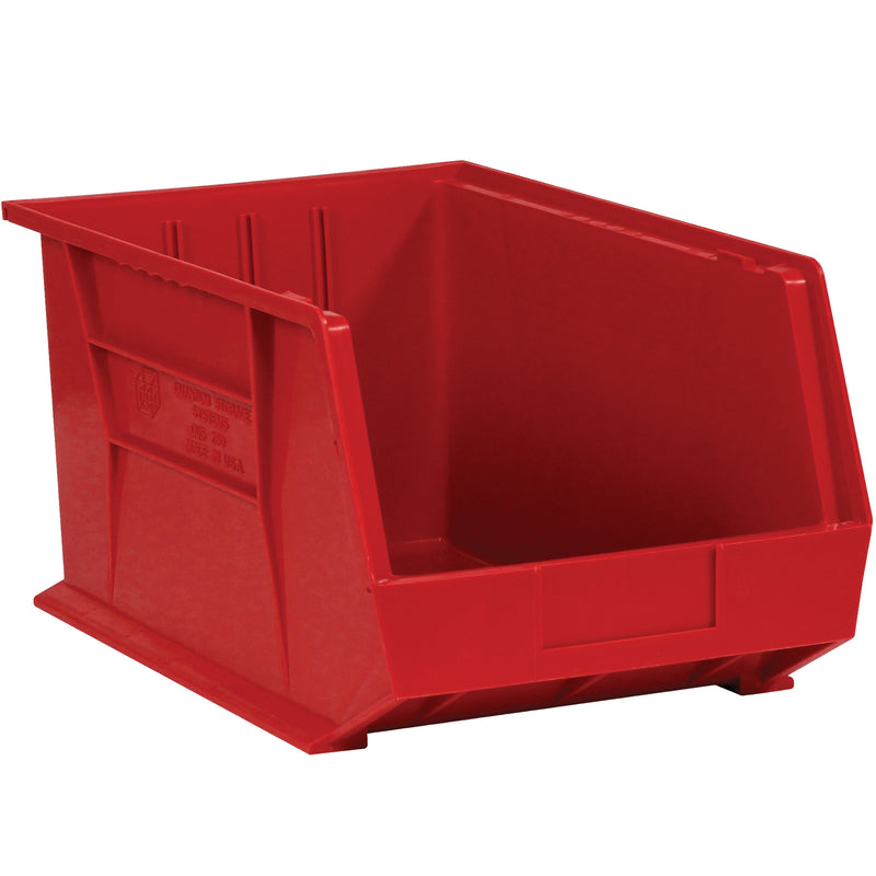 5 3/8 x 4 1/8 x 3" Red Plastic Stack & Hang Bin Boxes (BINP0543R) Case Of 24