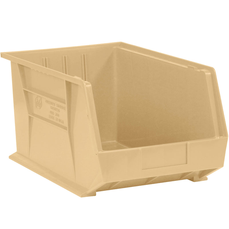 5 3/8 x 4 1/8 x 3" Ivory Plastic Stack & Hang Bin Boxes (BINP0543V) Case Of 24