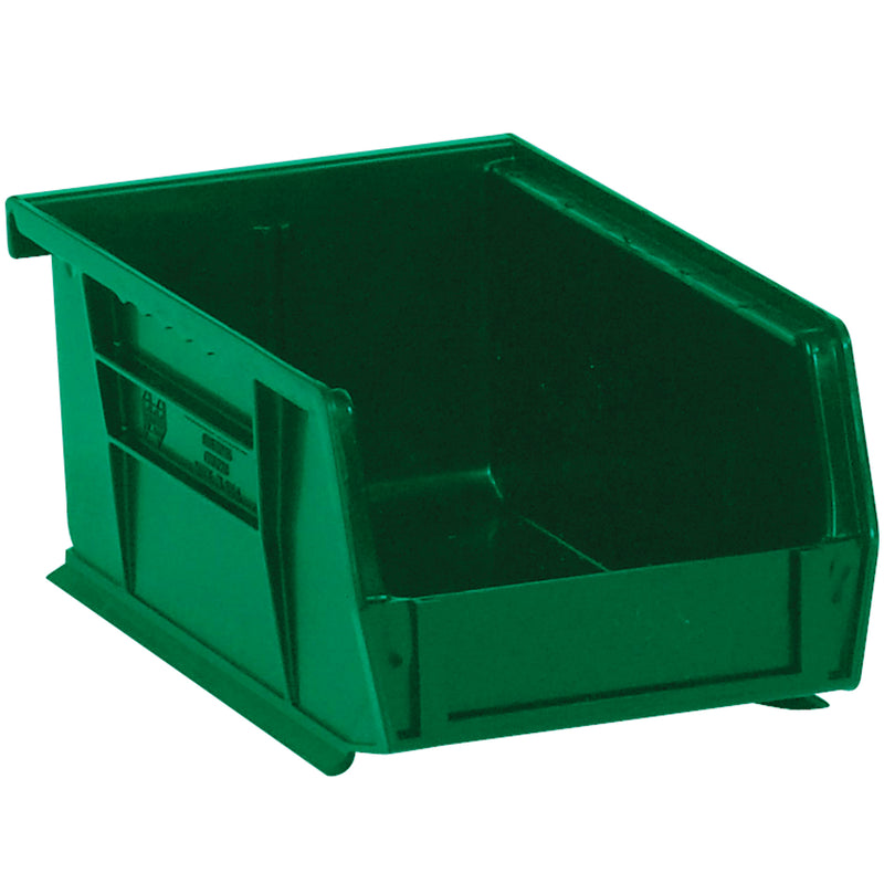 9 1/4 x 6 x 5" Green Plastic Stack & Hang Bin Boxes (BINP0965G) Case Of 12