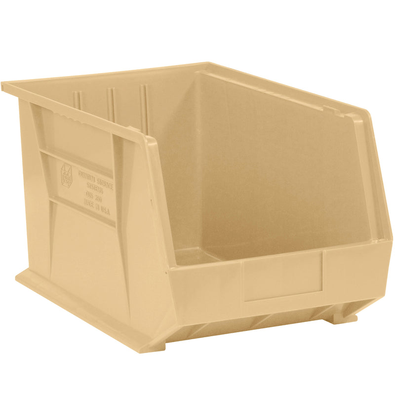 10 3/4 x 8 1/4 x 7 Ivory Plastic Stack & Hang Bin Boxes (BINP1087V) Case Of 6