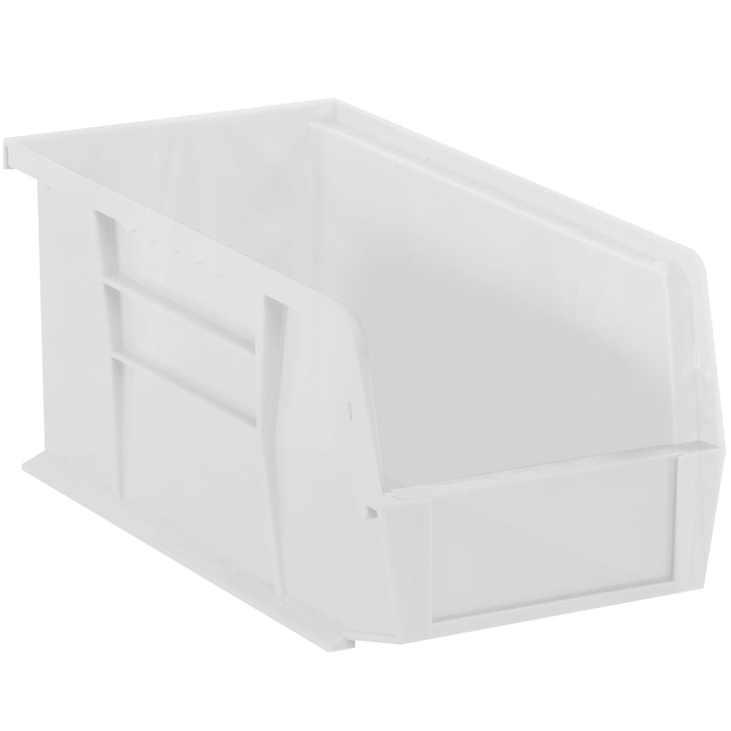10 7/8 x 5 1/2 x 5" Clear Plastic Stack & Hang Bin Boxes (BINP1155CL) Case Of 12