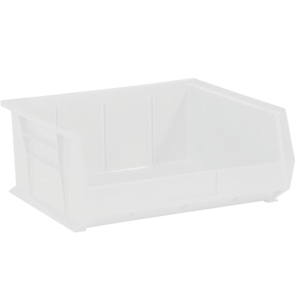 14 3/4 x 16 1/2 x 7 Clear Plastic Stack & Hang Bin Boxes (BINP1516CL) Case Of 6