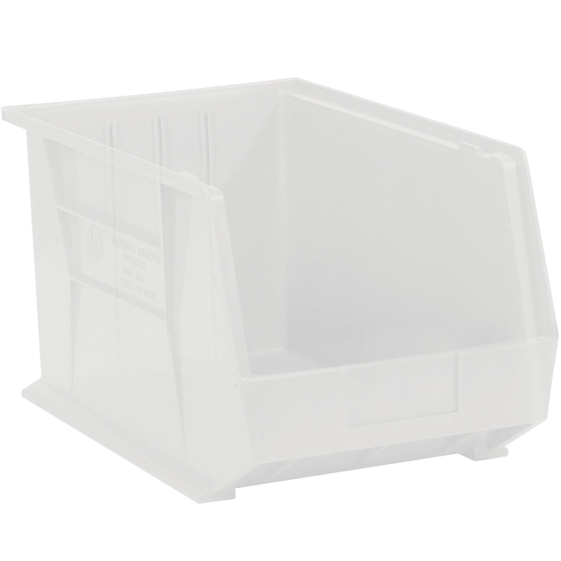 16 x 11 x 8" Clear Plastic Stack & Hang Bin Boxes (BINP1611CL) Case Of 4