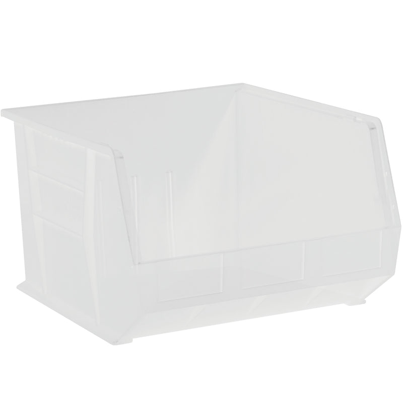 18" x 16 1/2" x 11 Clear Plastic Stack & Hang Bin Boxes (BINP1816CL) Case Of 3
