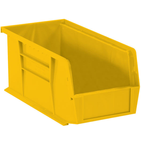 18 x 8 1/4 x 9" Yellow Plastic Stack & Hang Bin Boxes (BINP1889Y) Case Of 6