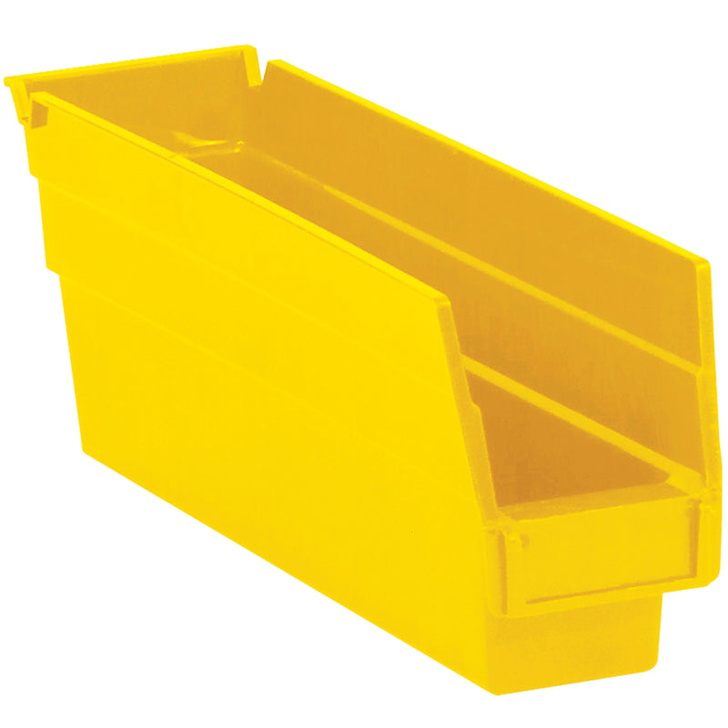 11 5/8 x 2 3/4 x 4" Yellow Plastic Shelf Bins (BINPS101Y) Case Of 36