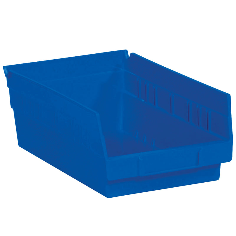 11 5/8 x 6 5/8 x 4" Blue Plastic Shelf Bin Boxes (BINPS103B) Case Of 30