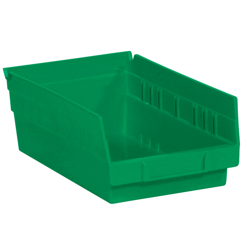 11 5/8 x 6 5/8 x 4" Green Plastic Shelf Bin Boxes (BINPS103G) Case Of 30