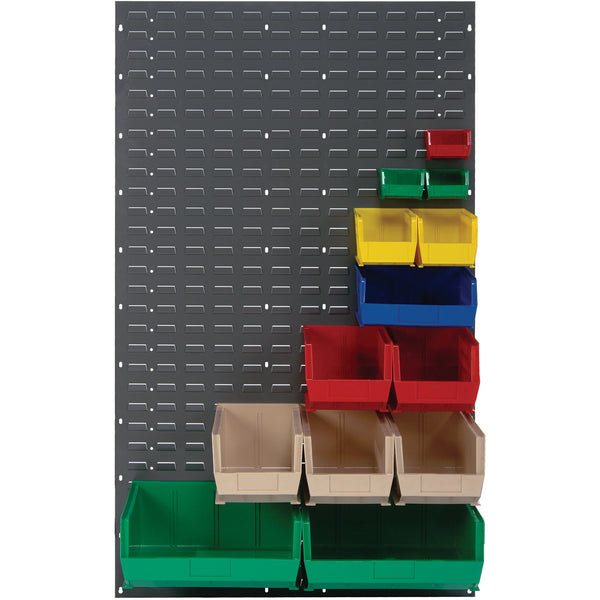 36 x 61" Wall Mounted Panel Rack (BINR3661P) Each