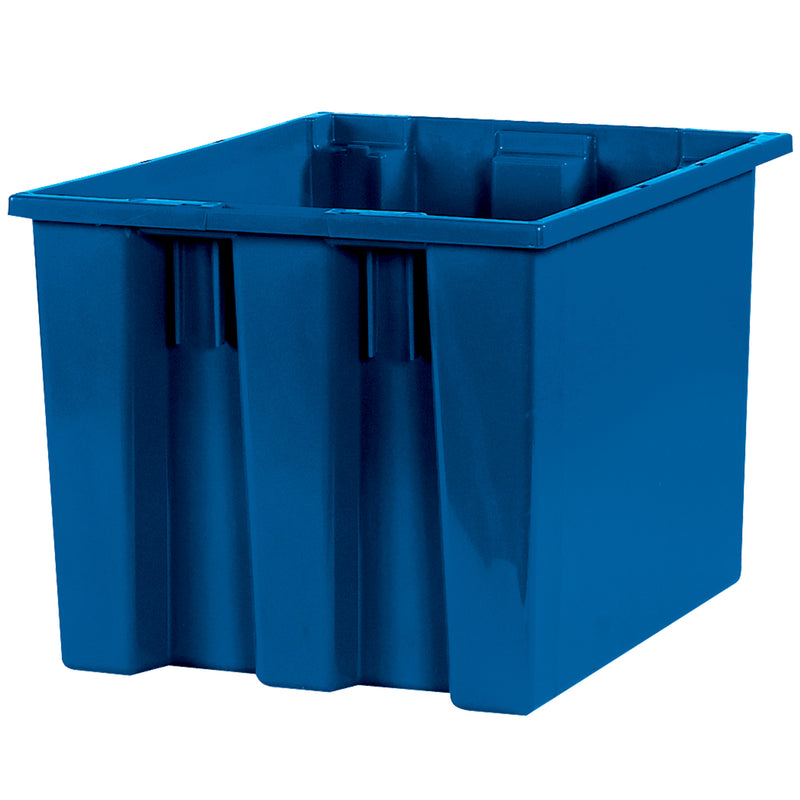 17 x 14 1/2 x 12 7/8" Blue Stack & Nest Containers (BINS116) Case Of 6