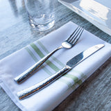 Arkwright Home® Mariposa Bistro NaPackin 18x22 Green Stripe, 120/Case (BISTRO-GRN-CS) Case of 120