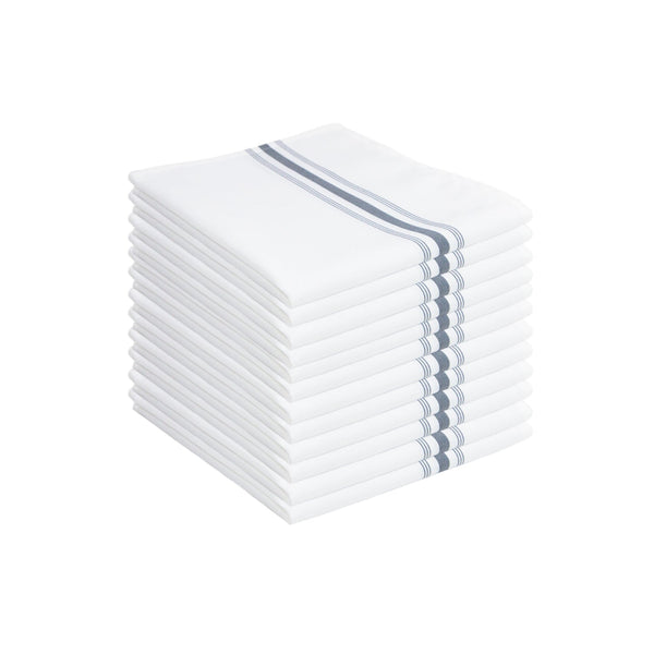 Arkwright Home Mariposa Bistro Napkin 18x22 Gray (12/Pack) (PNP-BISTRO-GY) 12/PK