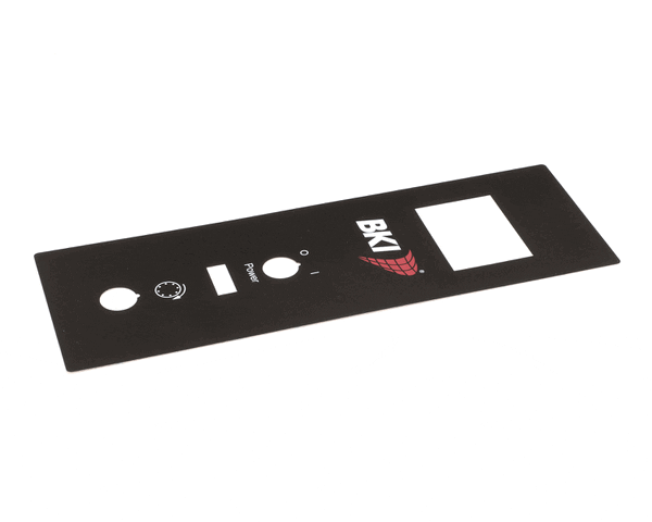 BKI N0682 DECAL, CONTROL PLATE, CP0065 (BKIN0682) Each
