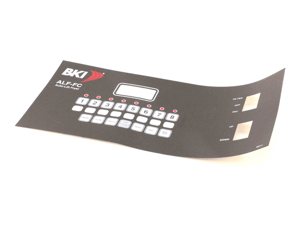 BKI N0711 DECAL, CONTROL PANEL, ALF-FC, BOIL OUT (BKIN0711) Each