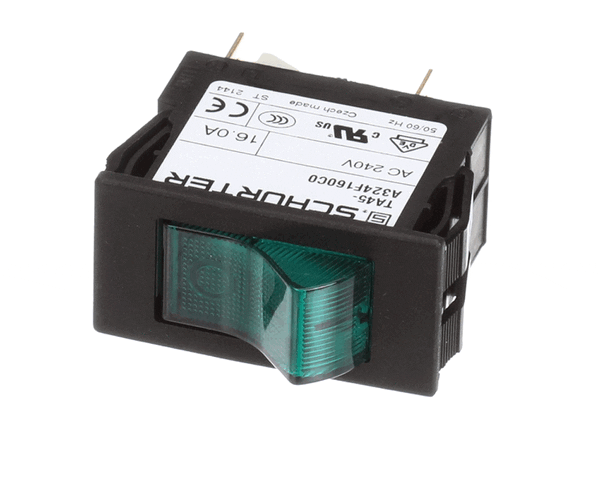 Bakers Pride 2E-1300220 Switch;Rocker Dpst Green 16 Am (BKP2E-1300220) Each