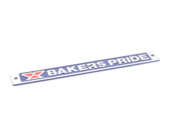 Bakers Pride 2M-U1043A Nameplate; Bakers Pride; Blue[ (BKP2M-U1043A) Each