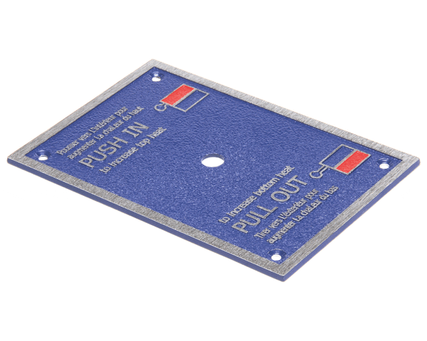 Bakers Pride 2M-U1356A Push-Pull Plate [Y6000] (BKP2M-U1356A) Each