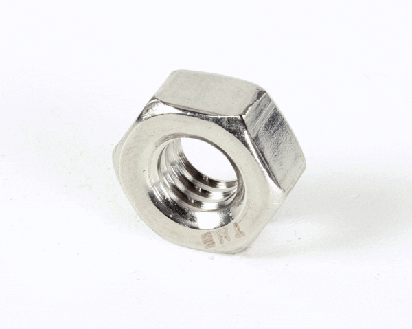 Bakers Pride As-Q2016A Nut, 1/4-20 Hex,Ss (BKPAS-Q2016A) Each
