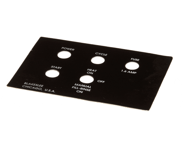 Blakeslee 17708 Nameplate-Controls (BLA17708) Each