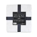 Arkwright Home® Family Essentials Coral Fleece Blanket Twin 66x90 Assorted, 12/Case (BLKT-CORAL-66X90-CS) Case of 12