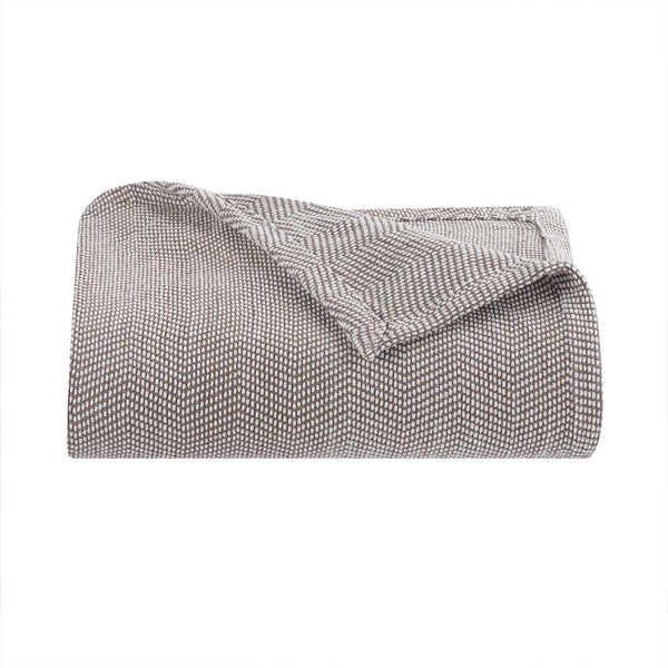 Aston & Arden Chenille Bed Blanket Queen Brown (P-BLT-CHN-QN-BR) 1/EA