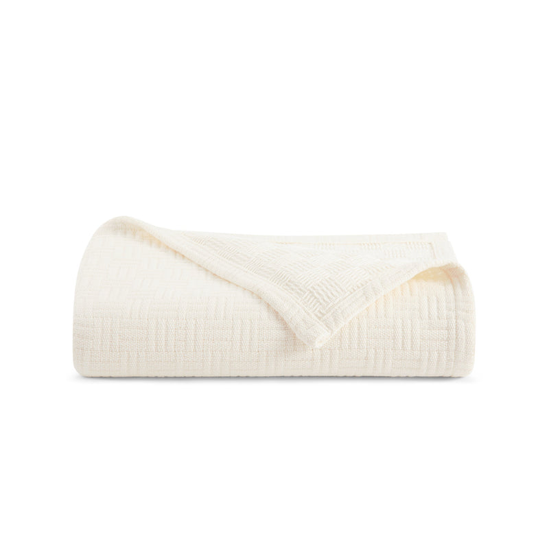 Host & Home Cotton Blankets (King) Ivory (P-BCOT-10490-IV) 1/EA