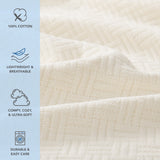 Arkwright Home® Host & Home Cotton Bed Blanket Twin Ivory, 4/Case (BLKT-COT-6890-IV) Case of 4