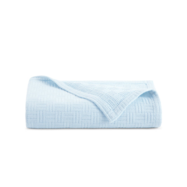Host & Home Cotton Blankets (Throw) 50x70 Light Blue (P-THCOT-5070-LB) 1/EA