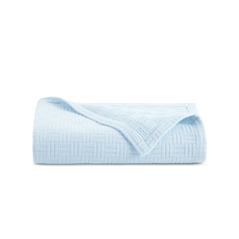 Host & Home Cotton Blankets (Throw) 50x70 Light Blue (P-THCOT-5070-LB) 1/EA