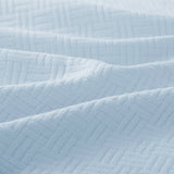 Arkwright Home® Host & Home Cotton Bed Blanket Twin Light Blue, 4/Case (BLKT-COT-6890-LB) Case of 4