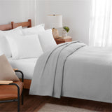 Arkwright Home® Host & Home Cotton Bed Blanket Queen Light Gray, 4/Case (BLKT-COT-9090-LG) Case of 4