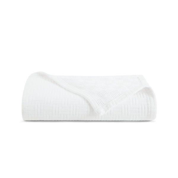 Host & Home Cotton Blankets (Throw) 50x70 White (P-THCOT-5070-WH) 1/EA