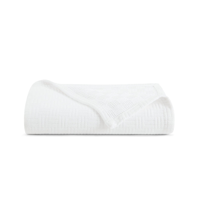 Host & Home Cotton Blankets (Throw) 50x70 White (P-THCOT-5070-WH) 1/EA