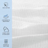 Arkwright Home® Host & Home Cotton Bed Blanket King White, 4/Case (BLKT-COT-10490-WH) Case of 4