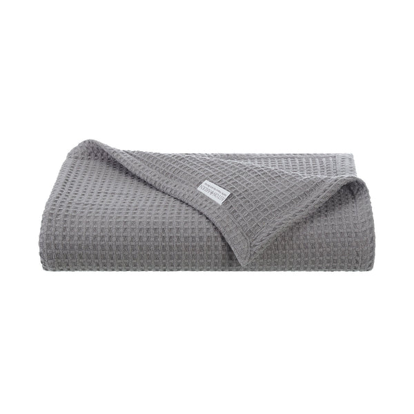 Aston & Arden Waffle Bed Blanket Twin Grey (P-BLT-WFL-TW-GY) 1/EA