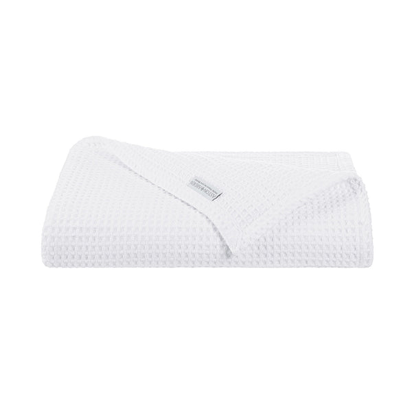 Aston & Arden Waffle Bed Blanket Twin White (P-BLT-WFL-TW-WH) 1/EA
