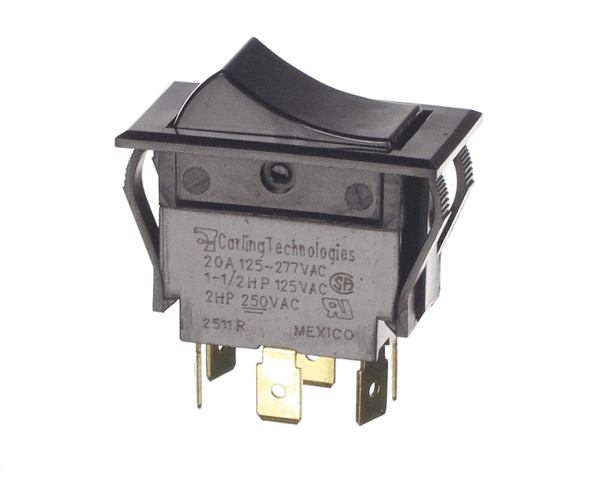 Berner International 33A020B-Dd Rocker Sw-Sngl-20A Bezel Mnt Dpdt (BNER33A020B-DD) Each