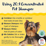 Bobbi Panter® Signature Dazzling Dog Shampoo, Argan Oil, Vitamin A, Geranium and Chamomile, 13 oz Bottle, 12/Case (HOSBP00012-CS) Case of 12