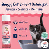 Bobbi Panter® Signature Shaggy Cat Shampoo & Conditioner, Vitamin E, Jojoba Oil, and Aloe Vera, 13 oz Bottle (HOSBP00097) Each