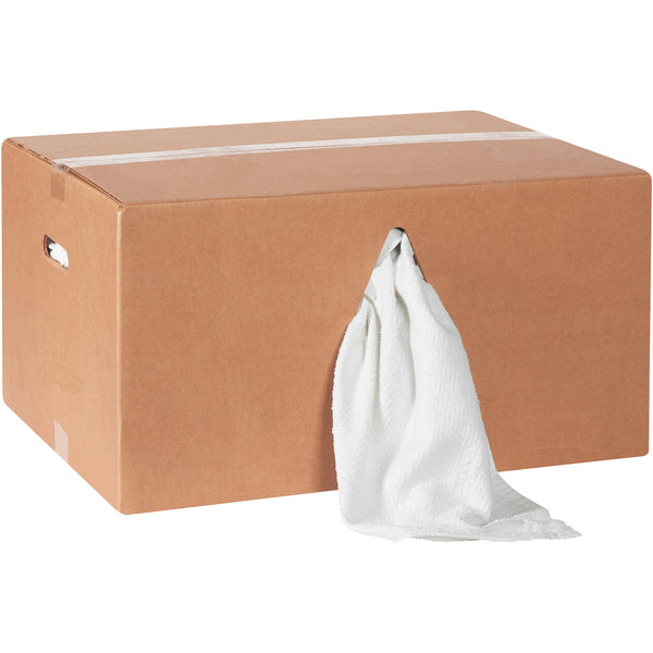 Terry Cloth Towels - 14 x 17" White - 25 lb. box, Case Of 130 Case Of 130