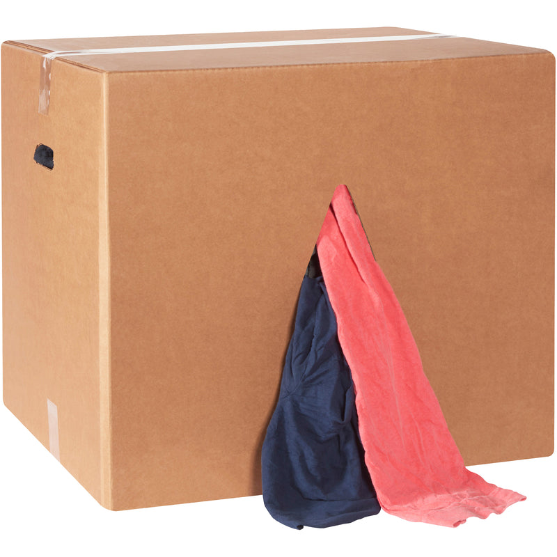 Box of Rags - Colored T-Shirt Rags - 50 lb. box, Case Of 440 Case Of 440