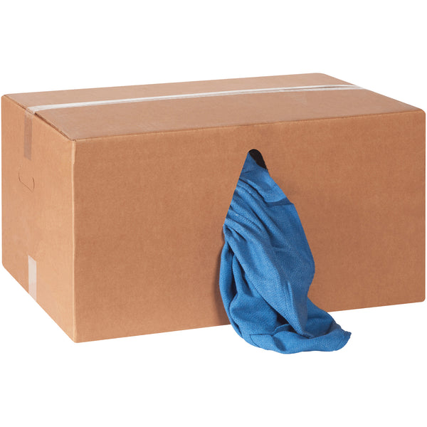 Box of Huck Towels - 16 x 25" Blue - 25 lb. box, Case Of 130 Case Of 130